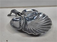 Bruce Fox Cast Aluminum Lobster Snack Tray