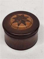 Small Inlaid Walnut Trinket Box