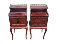 2 Mahogany End Tables with Brass Spindle Gallery