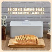 4 Pcs Bokon Modern Metal Bread Box with