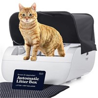 Smart Automatic Cat Litter Box - Self Cleaning