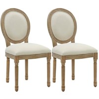 King Louis Back Side Chair Set of 2 French