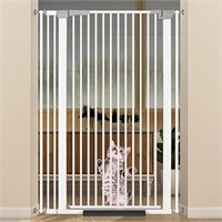 51.18" Extra Tall Cat Gate for Doorway, 30.5"-40