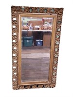 Antique Guilded Frame Beveled Wall Mirror