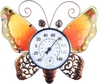 $19  MUMTOP Patio Butterfly Wall Thermometer