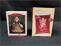 (2) Hallmark Keepsake Barbie Ornaments