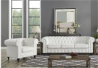 Naomi Home Emery Chesterfield Sofa & Accent C