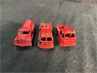 Vintage Miniature Fire Trucks