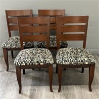 Set of Four Stylish Modern Dining Chairs