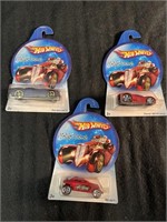 (3) HOT WHEELS "Holiday HotRods Series"