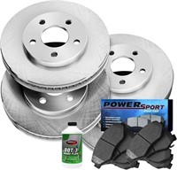 Power Sport Front Rear Brakes and Rotors Kit