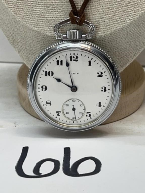 Vtg Elgin pocket watch