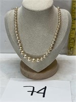 Vtg pearl necklace