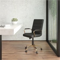 Mid-Back Executive Swivel Office Chair with Metal