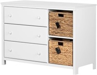 South Shore Furniture Cotton Candy 3-Drawer