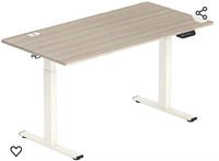 Shw electric height Adjustable desk maple