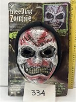 Halloween bleeding zombie mask