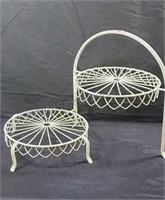 Wrought iron Plant stand. 15×12×24