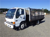 2000 GMC W4500 12' S/A Flat Bed Truck