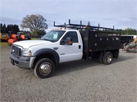 2007 Ford F550 12' S/A Utility Truck