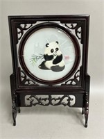 Chinese Panda Table Screen