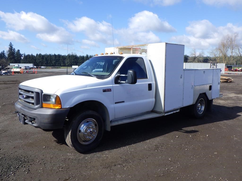 2000 Ford F550 11' S/A Utility Truck