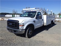 2008 Ford F350 Super Duty XL 11' S/A Utility Truck