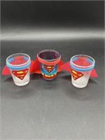 (3) DC Comics Superman Shot Glass