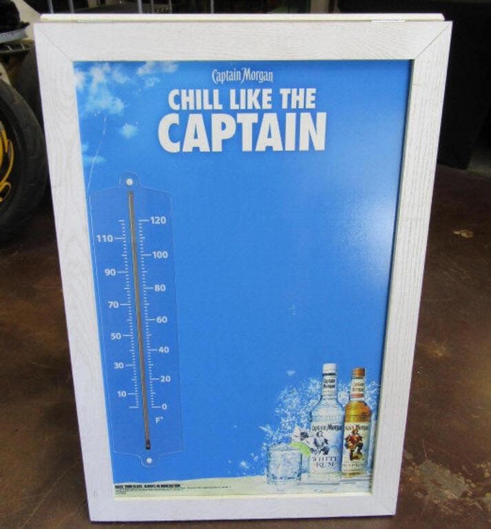 35"Double Sided Captain Morgan Temp. Message Board