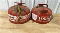 Pair of gas cans