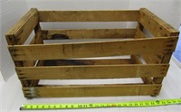 Vintage Colace Wood Produce Crate