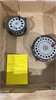Two fly reels