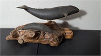 John Perry Drift Wood Whale Sculpture