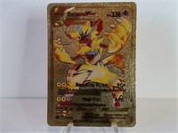Rare Pokemon Gold Foil Zeraora Vmax