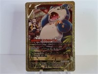 Rare Pokemon Gold Foil Snorlax