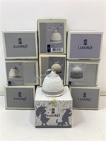 Lladro Annual Bell Collection in Boxes