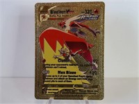Rare Pokemon Gold Foil Blaziken Vmax