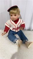 Cleveland Indian porcelain doll