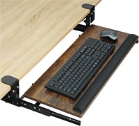 TOPSKY Keyboard Tray 26.8x11  Rustic Brown