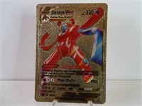 Rare Pokemon Gold Foil Deoxys Vmax