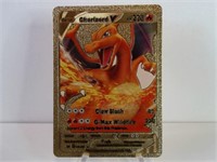 Rare Pokemon Gold Foil Charizard V