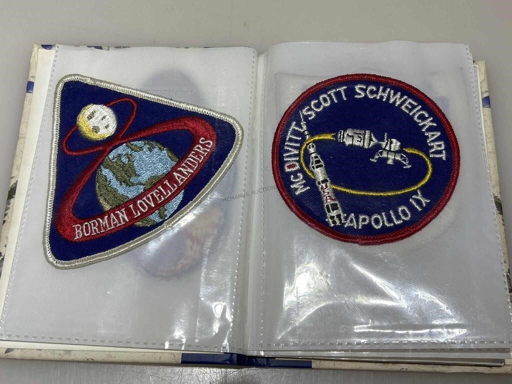Original NASA Apollo Mission Patches. 7-12, 14 &