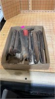 Flat  of chisels and punches