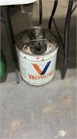 Valvoline fuel can
