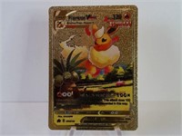 Rare Pokemon Gold Foil Flareon Vmax