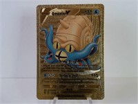 Rare Pokemon Gold Foil Omastar V