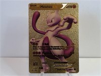 Pokemon Card Rare Gold Mewtwo Ex