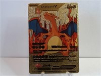 Pokemon Card Rare Gold Charizard V