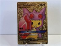 Pokemon Card Rare Gold Pikachu Mega Sableye