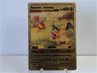 Pokemon Card Rare Gold Charmander, Charizard Gx